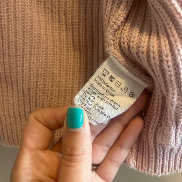 Pink Knit Button-Up hoodie Cardigan for Kids - Picture 10 of 10